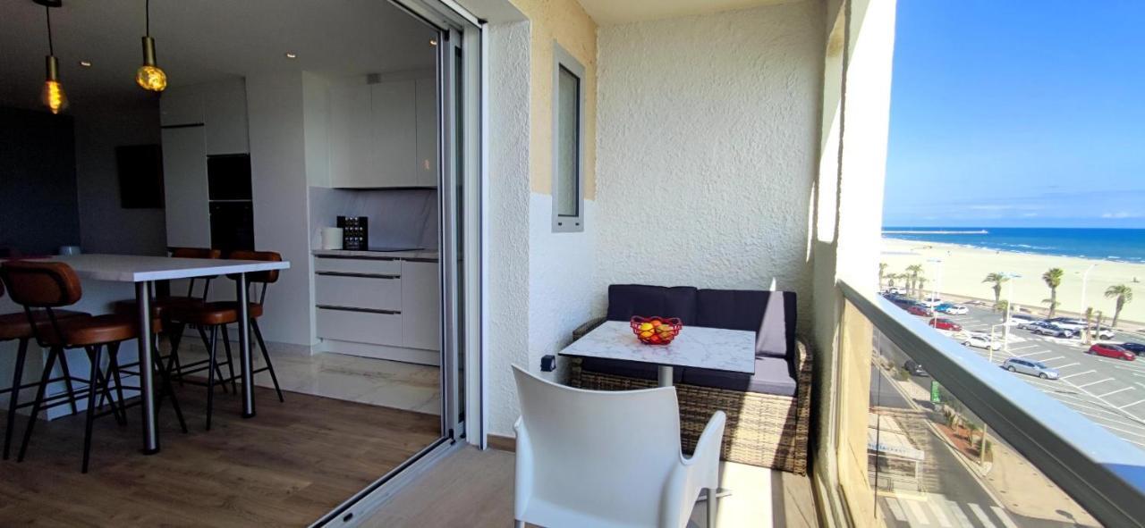 Belle Vue Mer Canet Plage Acces Piscine Couverte Et Chauffee Екстериор снимка
